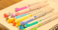 ゼブラ「マイルドライナーMILDLINER」やさしい色の蛍光ペンがおすすめ！