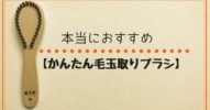 「浅草アート」の【かんたん毛玉取りブラシ】が想像以上によかった