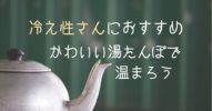 寝る時だけじゃもったいない！冷え性さんにおすすめのかわいい湯たんぽで温まろう