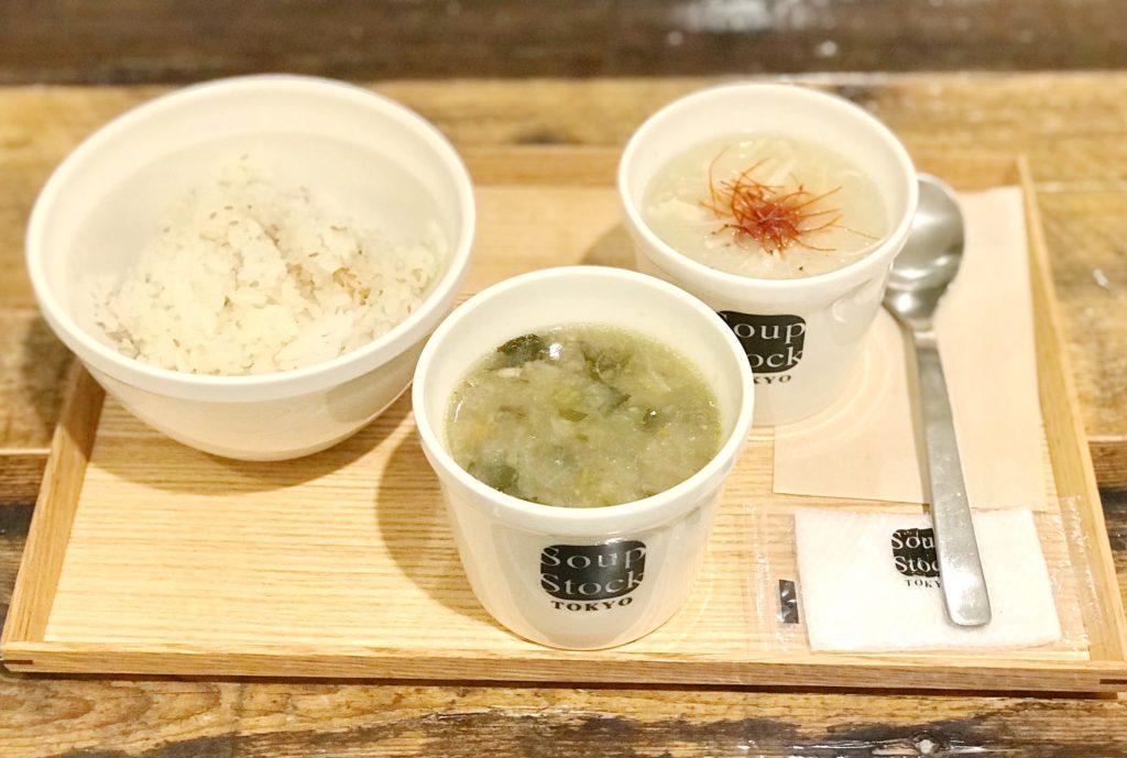 生姜とオクラのミネストローネ、東京参鶏湯